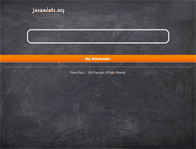 Tablet Screenshot of japandata.org